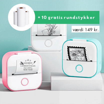 MiniPrint Praktisk Bluetooth-Printer