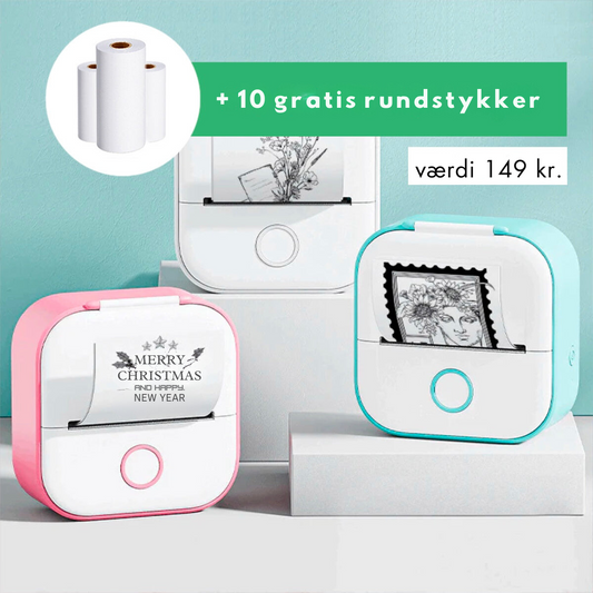 MiniPrint Praktisk Bluetooth-Printer