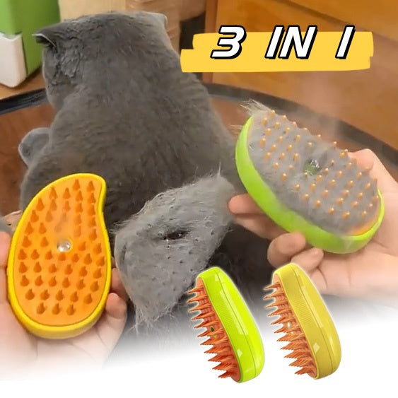 Delkay™ - Pet Electric Spray Massage Kam Dampbørste