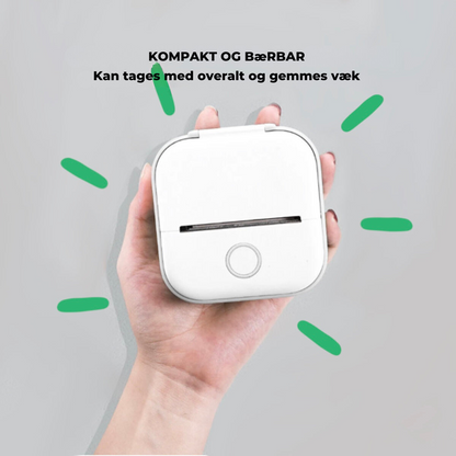 MiniPrint Praktisk Bluetooth-Printer