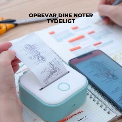 MiniPrint Praktisk Bluetooth-Printer