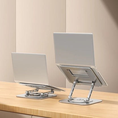 Justerbar 360° roterende aluminiumsholder til bærbar computer