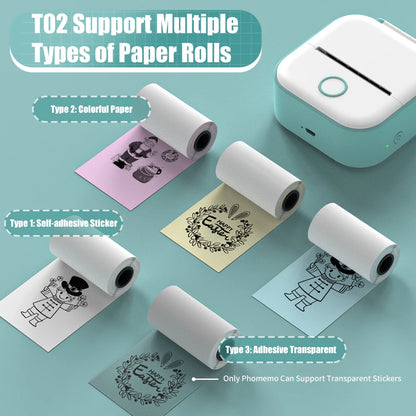 MiniPrint Praktisk Bluetooth-Printer