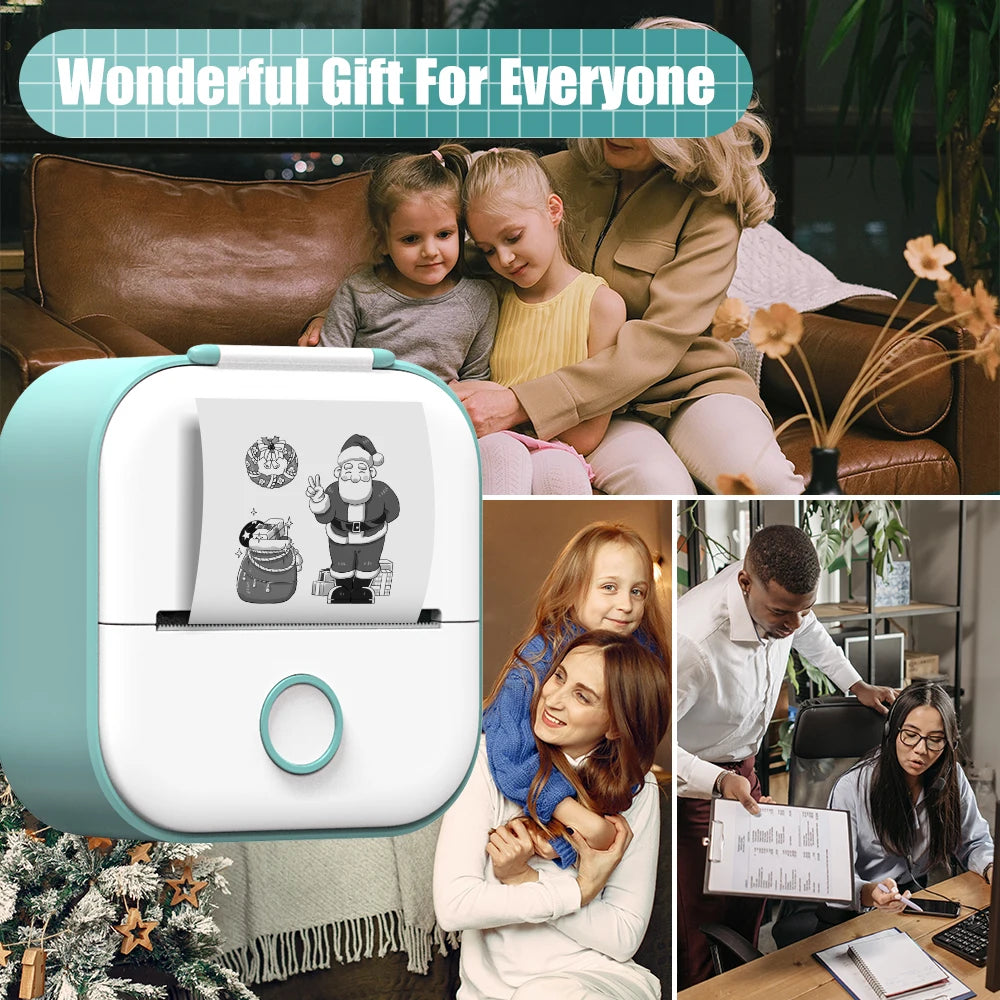 MiniPrint Praktisk Bluetooth-Printer