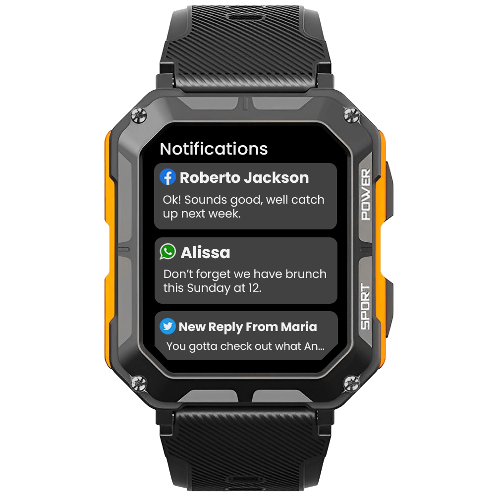 TitanGuard Smartwatch: Ubrydeligt og vandtæt