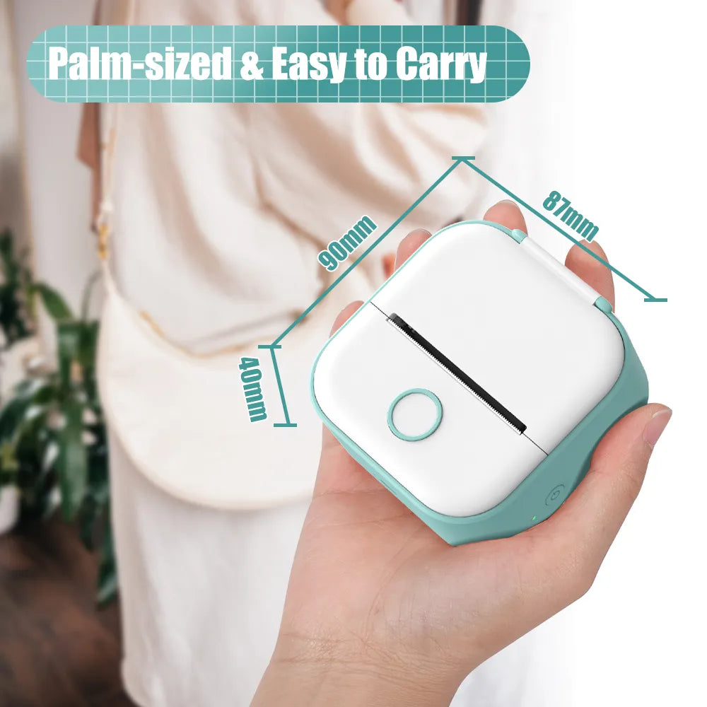 MiniPrint Praktisk Bluetooth-Printer